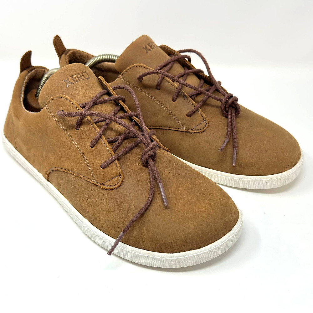 Xero Glenn Shoes Mens 12 Brown Nubuck Casual Sneakers Light Minimalist Barefoot